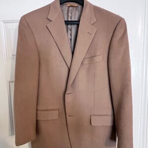 Hickey Freeman Classic Loro Piana Camel Hair Blazer 40R